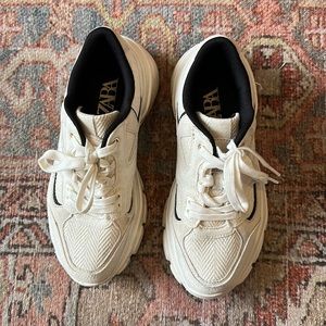 Zara white sneakers